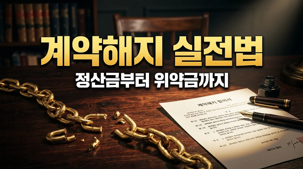 기획사 전속계약 해지 소송, 제가 직접 싸워보고 깨달은 승소의 핵심 (정산금 위약금 필독)