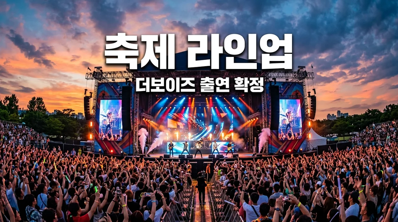 아시아 문화 페스티벌 2026 시우민 불참 소식과 더보이즈 대체 출연 시간표 팁