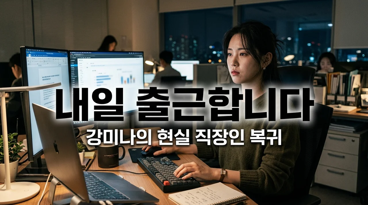 강미나 신작 내일 출근합니다 시놉시스 확인하고 벌써 가슴이 답답해진 이유