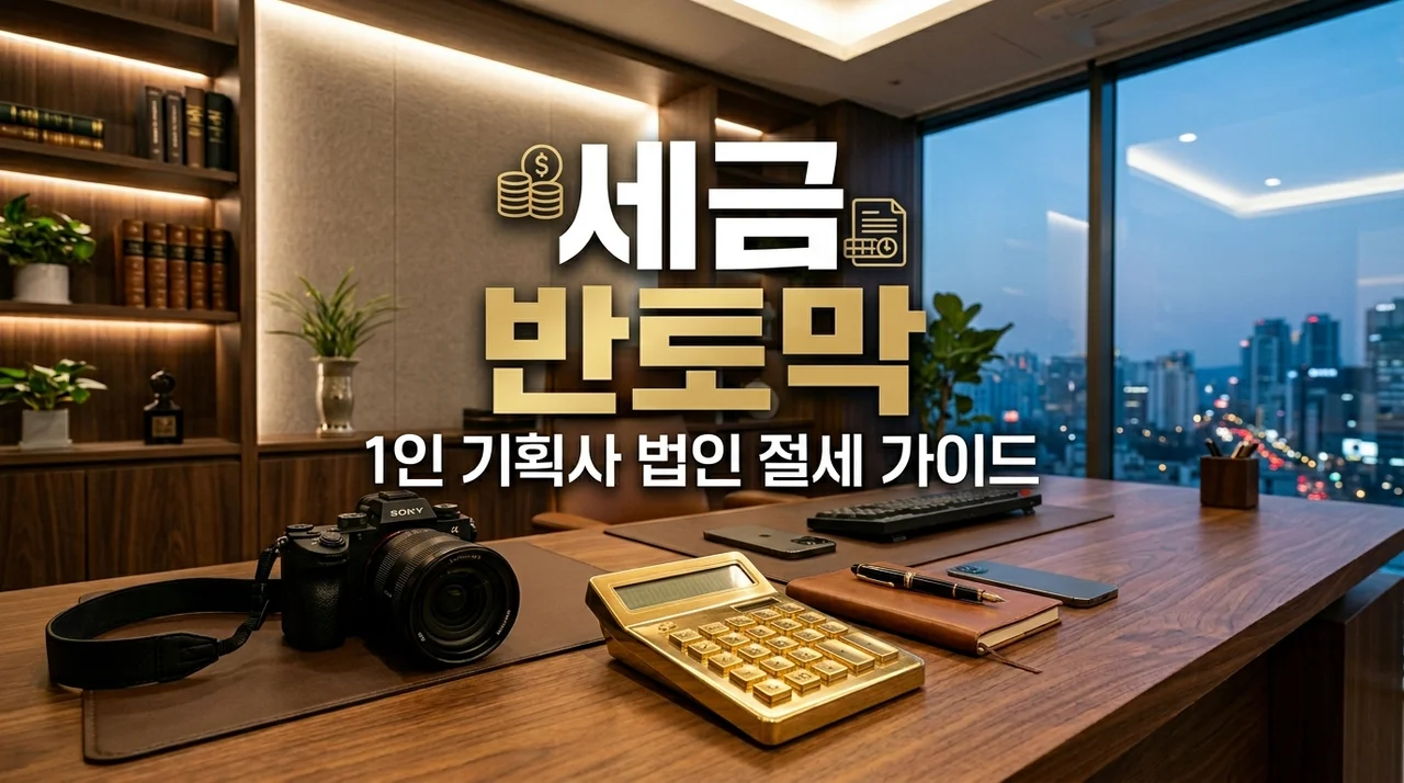 1인 기획사 법인세 절세, 고소득 프리랜서가 해보고 뼈저리게 느낀 3가지