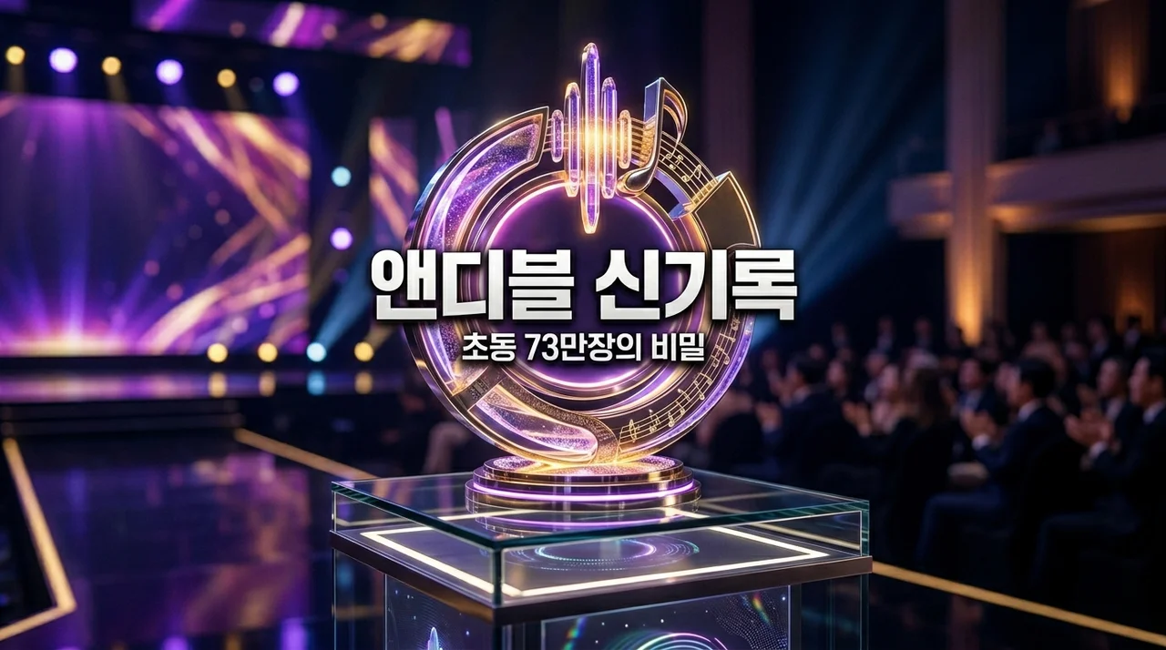 앤디블 초동 73만 장의 비밀, 역대 데뷔 4위 찍고 느낀 소름 돋는 포인트