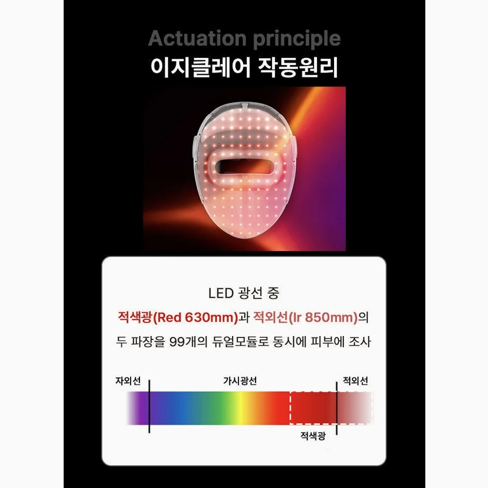 이지클레어 이영애 LED 마스크(의료기기) + 부스팅 크림 10 본2+리8 상세 이미지 7