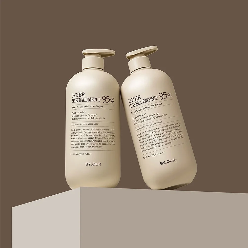 바이아우어 맥주효모 10만PPM 대용량 단백질 헤어팩 트리트먼트 1L, 1개 상세 이미지 6
