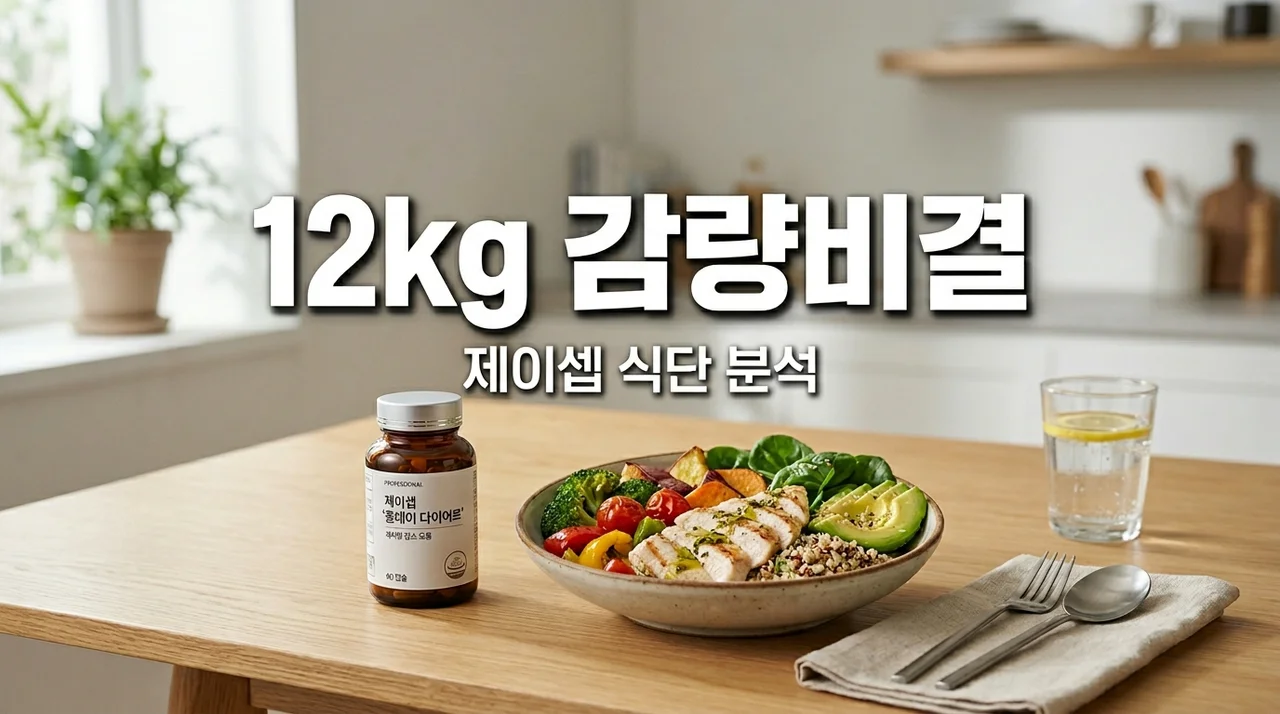 KARD 제이셉 12kg 감량 비결, 직접 따라 해보고 뼈저리게 느낀 급찐급빠 식단과 보조제 팁