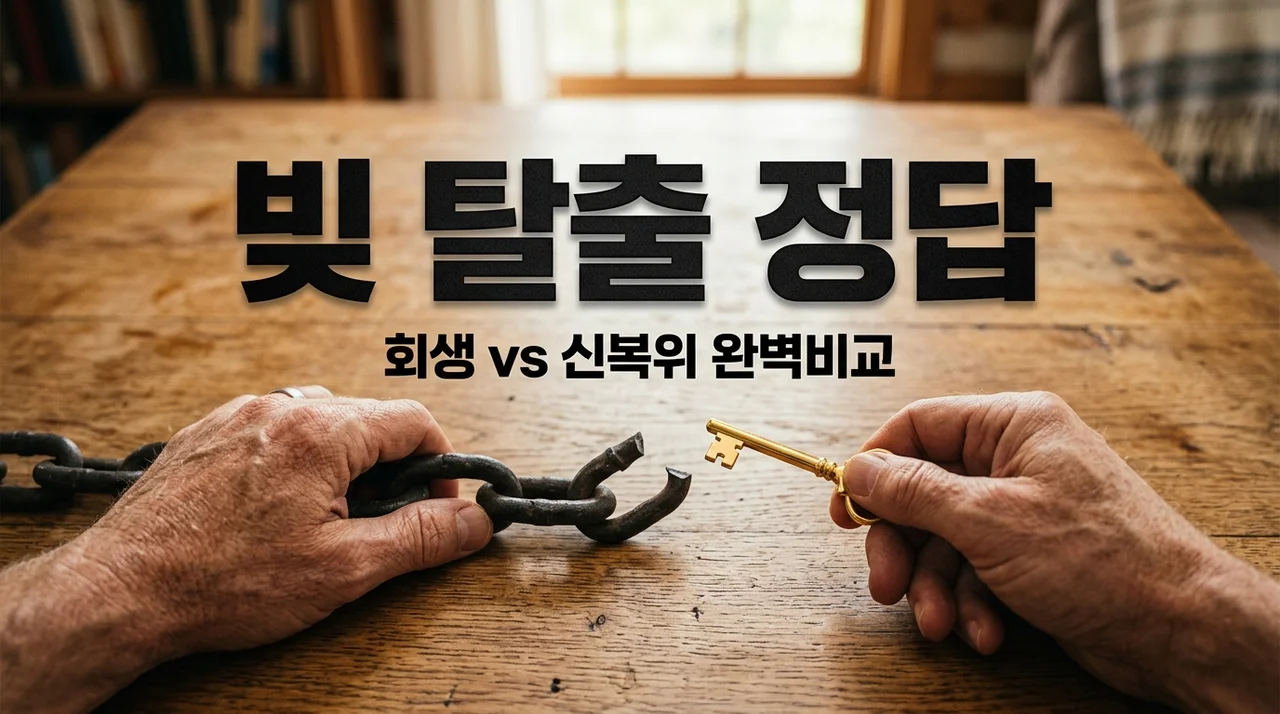 계은숙 빚 고백 보고 다시 본 개인회생 vs 신복위, 직접 겪어보고 느낀 뼈아픈 차이점