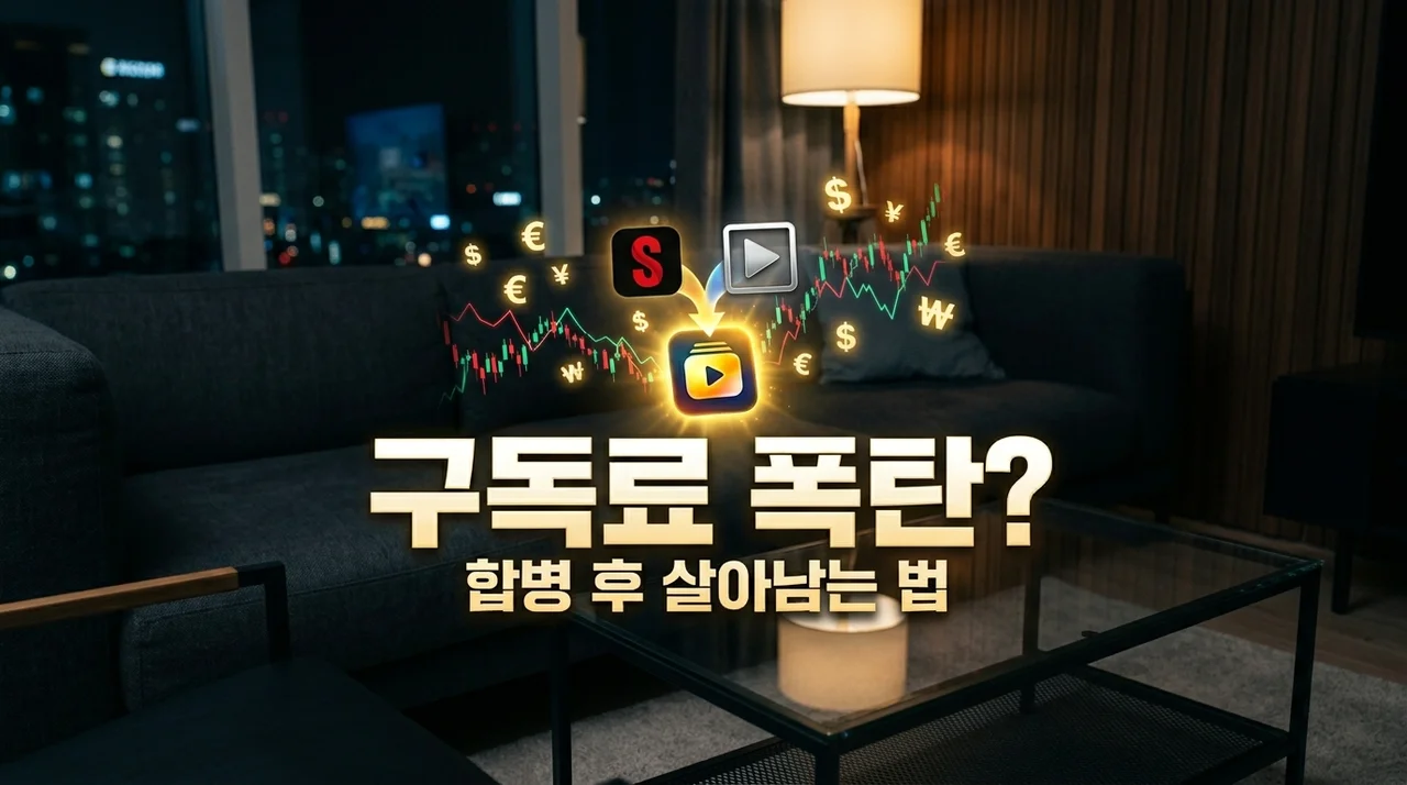 티빙 웨이브 합병, 구독료만 오를까? 직접 겪어본 OTT 절약 꿀팁과 관련주 투자 후회