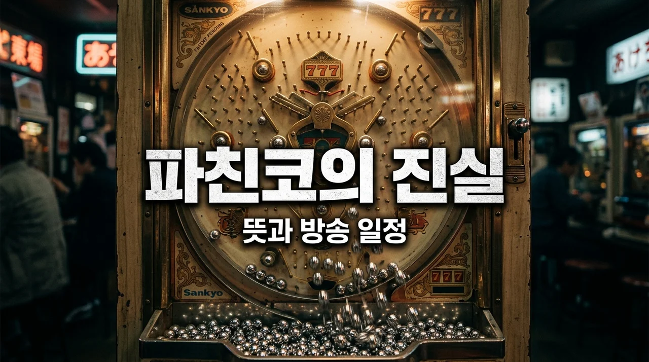 파친코 뜻 의미 알고 보니 눈물 폭발? tvN 방송 시간표와 뼈저린 감상평