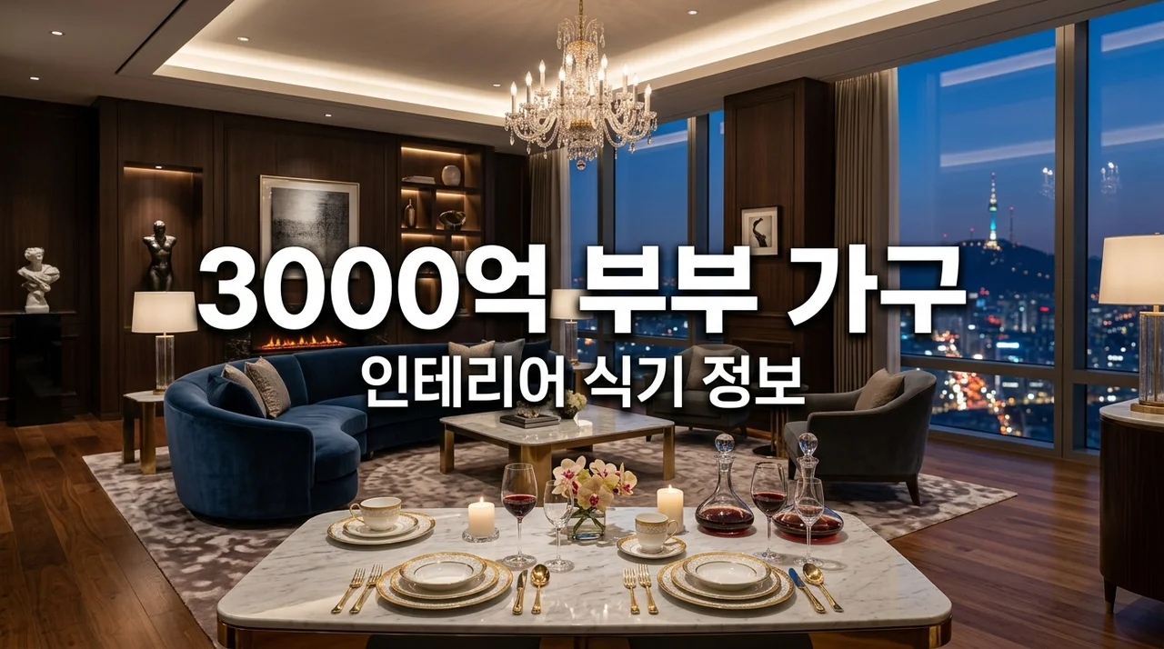 [리얼후기] 이혼숙려기간 3000억 부부 가구 어디꺼? 방송 속 인테리어 식기 브랜드 정보