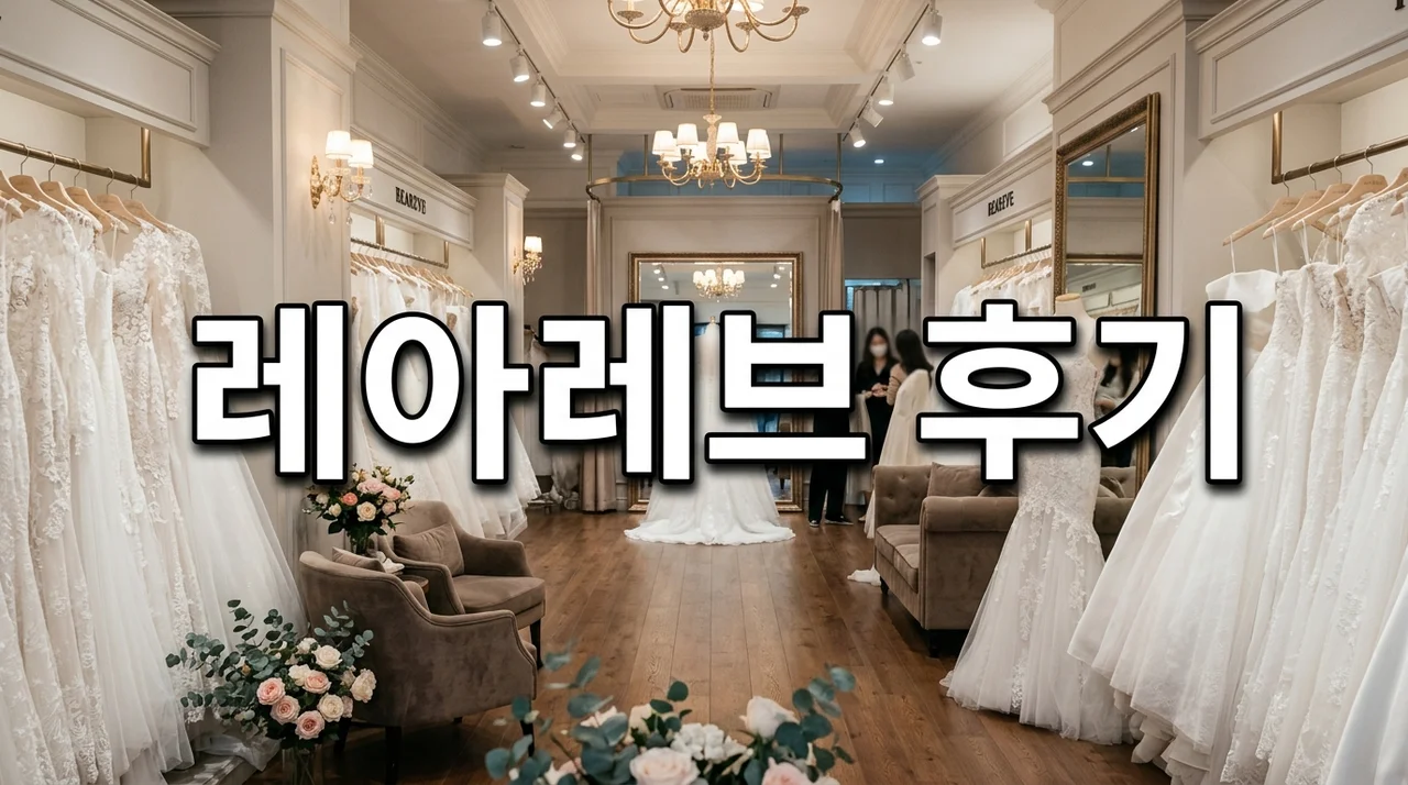 레아레브 드레스샵 6개월 전 벼락치기 후기! 직접 가보고 느낀 장단점