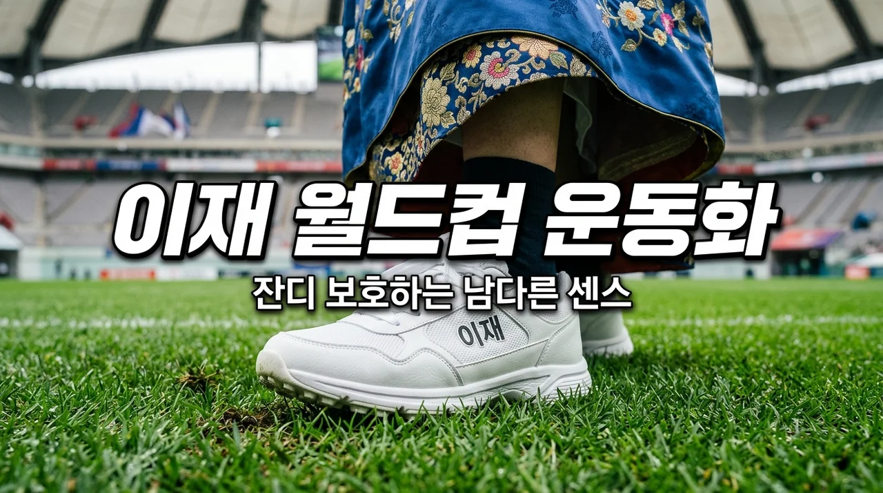 [리얼후기] 이재 월드컵 운동화 브랜드 어디꺼? 잔디 보호 센스에 반한 이유