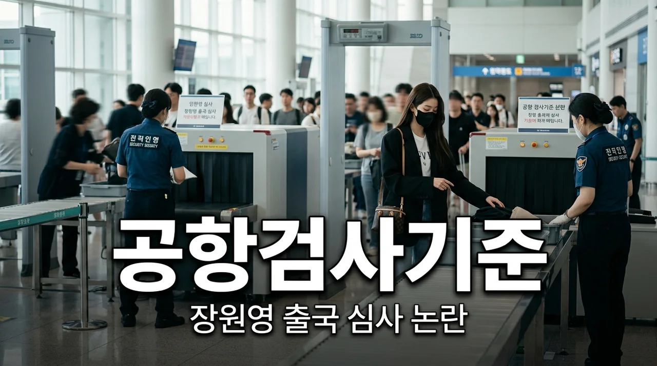 [리얼후기] 장원영 출국 심사 논란으로 본 공항 신원 확인 기준의 진실