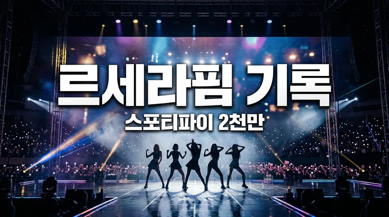 [리얼후기] 르세라핌 스포티파이 2천만 돌파! BTS·블랙핑크급 성장세 보고 소름 돋은 이유