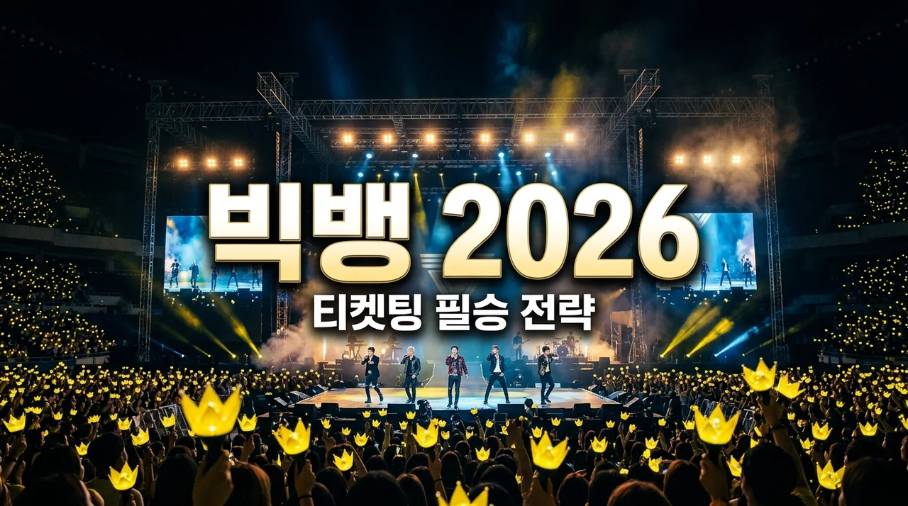 빅뱅 콘서트 2026 티켓팅, 매번 광탈하던 제가 드디어 찾아낸 예매 성공 공식
