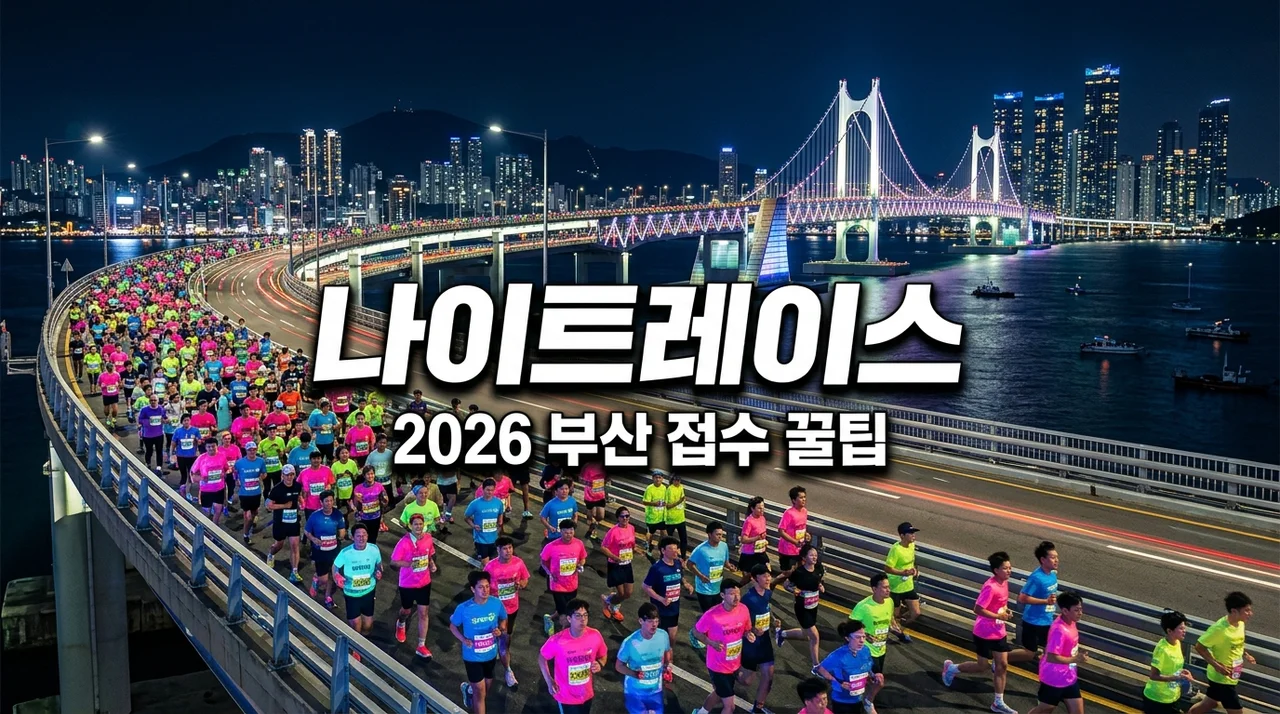 2026 부산 나이트레이스 신청방법 예매 성공하고 뼈저리게 느낀 팁