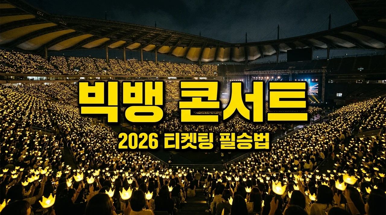 빅뱅 콘서트 2026 티켓팅 예매 성공법, 직접 해보고 뼈저리게 느낀 3가지 비밀