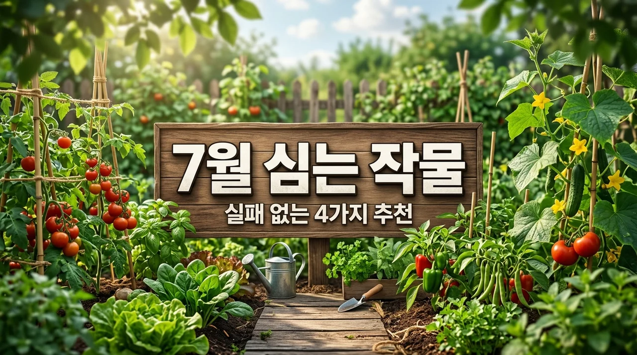 7월에 심는 농작물, 장마와 폭염 속에서 제가 수확의 기쁨을 맛본 4가지