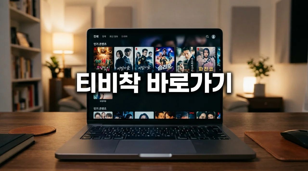 티비착 바로가기 주소 찾다 지친 분들을 위한 안전한 OTT 정착기