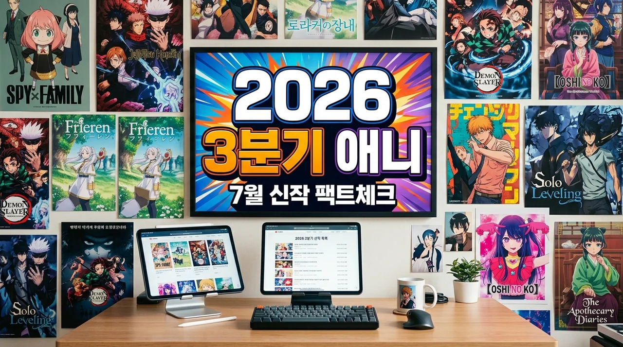 2026년 3분기 애니 7월 신작 추천, 직접 분석해보고 확신한 '진짜' 기대작 리스트