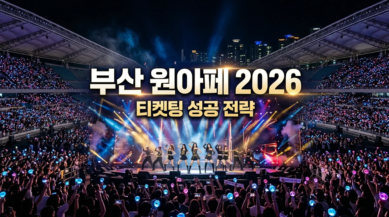 부산 원아페 2026 다녀오고 뼈저리게 느낀 티켓팅 명당과 준비물 팁