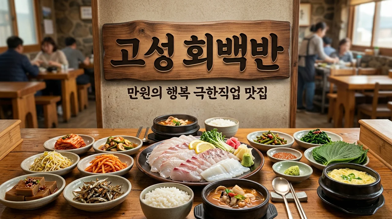 극한직업 회백반 고성 수양식당 1만원 가성비 끝판왕 직접 먹어본 후기
