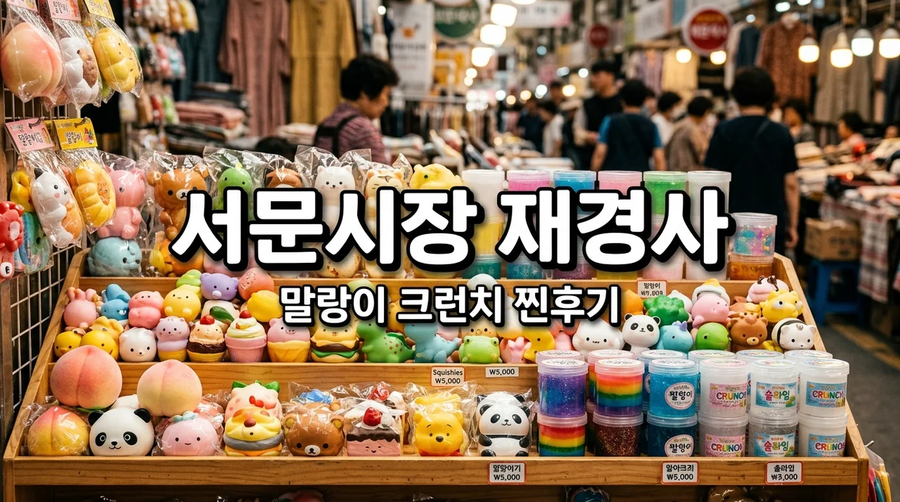 서문시장 재경사 말랑이 크런치 성지 방문기! 아이보다 제가 더 신나버린 이유