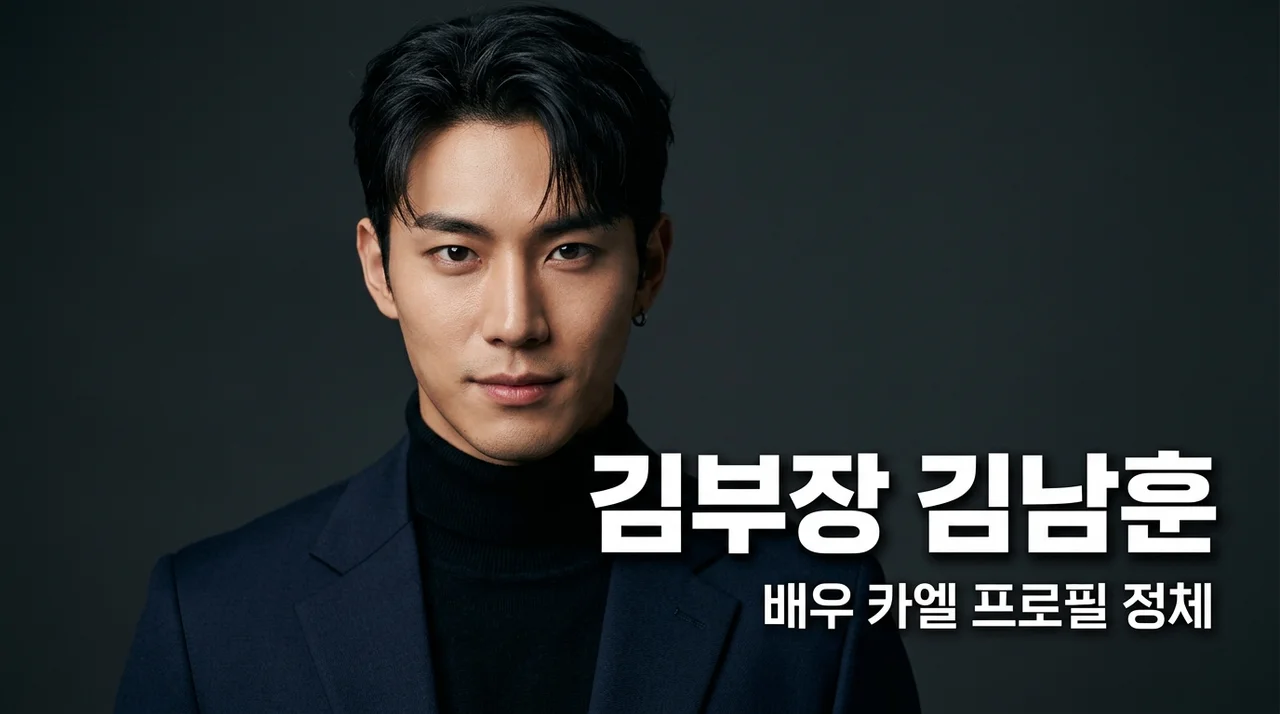 김부장 김남훈 역 배우 카엘 정체? 직접 보고 소름 돋았던 연기력과 프로필 총정리