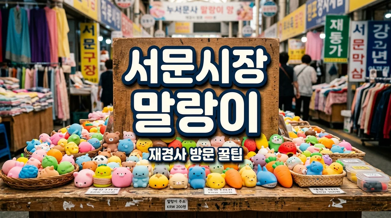 서문시장 말랑이 재경사 직접 다녀오고 깨달은 종류별 특징과 방문 꿀팁