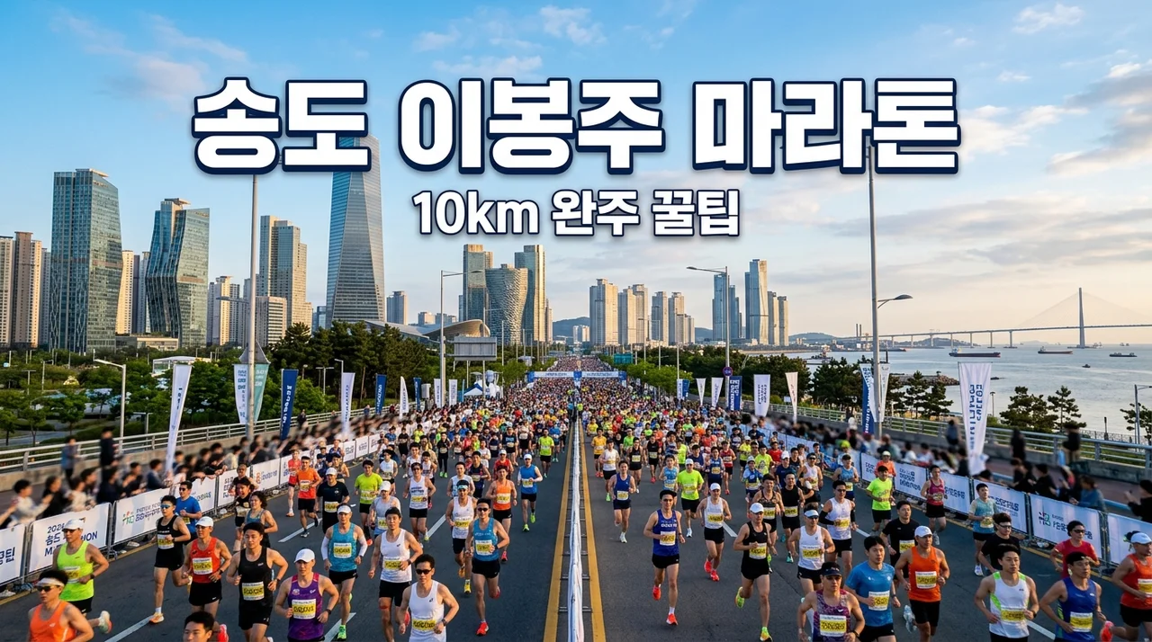 송도 이봉주 마라톤 10km 직접 뛰어보고 느낀 코스 공략법과 주차 꿀팁 3가지