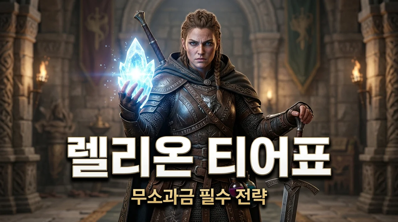 렐리온 티어 1황 서포터 없이 시작하면 뼈저리게 후회하는 이유 (공략)