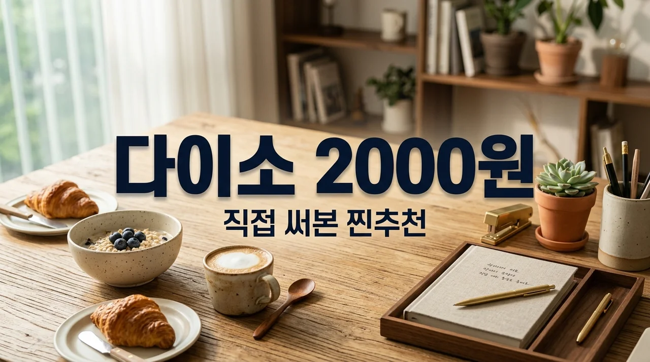 다이소 2천원 고퀄리티 상품, 직접 써보고 뼈저리게 느낀 '갓성비' 추천템 3가지