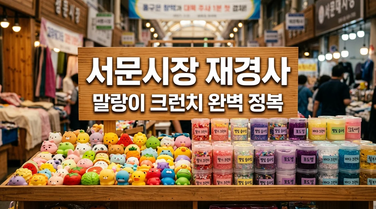 서문시장 재경사 말랑이 크런치 성지 방문하고 뼈저리게 느낀 주말 팁