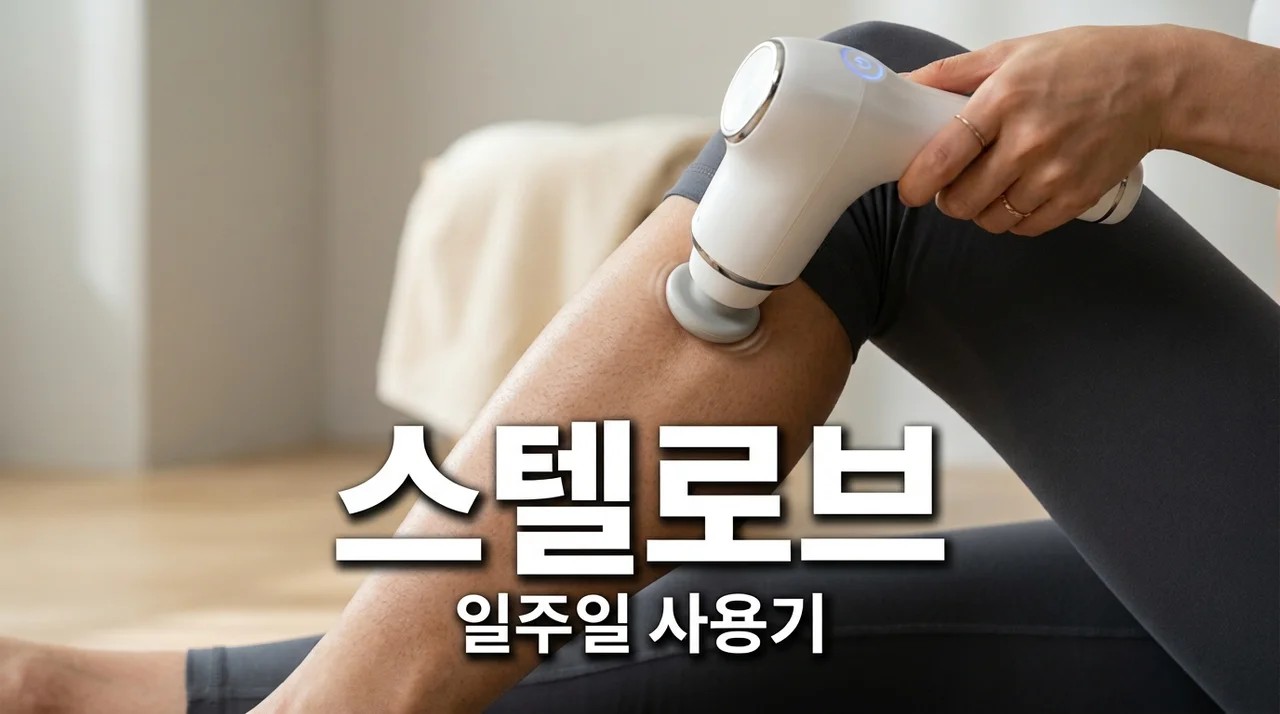 스텔로브 마사지기 일주일 써보고 뼈저리게 느낀 장단점과 솔직 후기
