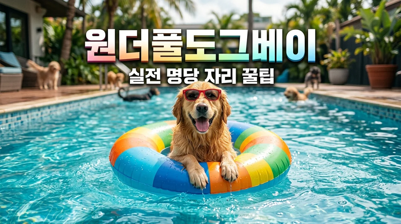 원더풀도그베이 직접 다녀와서 깨달은 명당 자리와 후회 없는 준비물 꿀팁