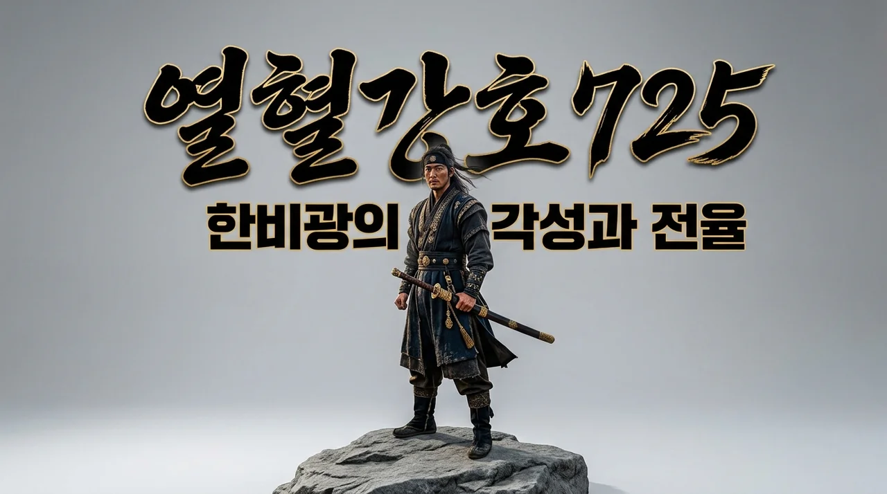 열혈강호 725화 줄거리 리뷰 한비광의 각성이 소름 돋았던 진짜 이유