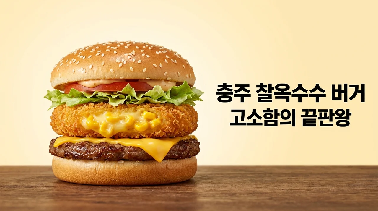 맥도날드 충주 찰옥수수 치즈 크로켓 버거 솔직 후기 및 칼로리