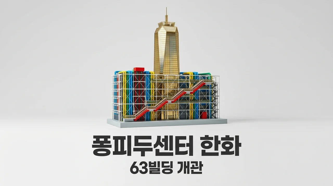 퐁피두센터 한화 63빌딩 개관! 서울에서 만나는 파리의 감동