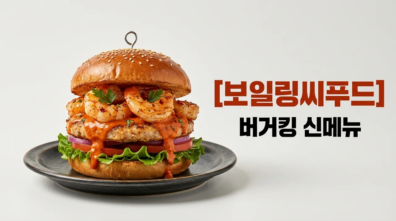 보일링씨푸드버거 버거킹 신메뉴 내돈내산 후기: 버터갈릭 vs 디아블로