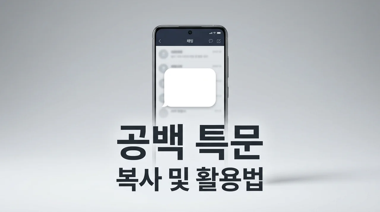 공백 특문 복사 및 인스타 줄바꿈 닉네임 활용법 완벽 정리