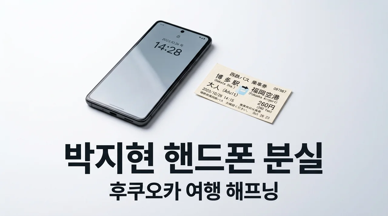 박지현 후쿠오카 핸드폰 분실 사건 전말과 여행 중 대처법