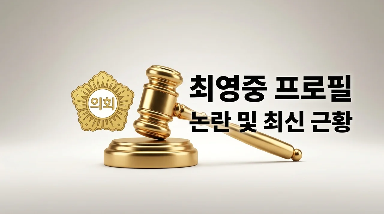최영중 시의원 프로필 및 논란 총정리: 나이 고향 제명 최신 상황