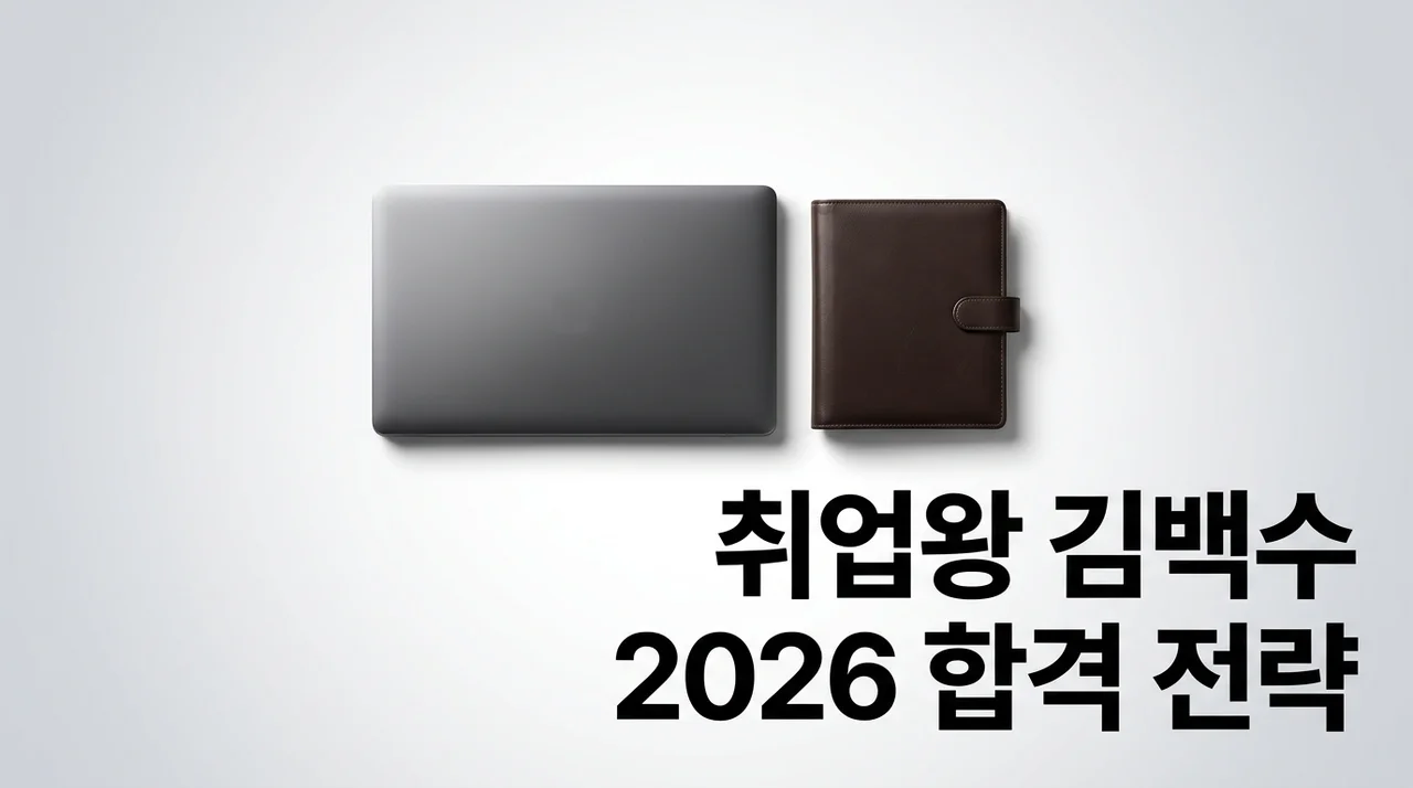 취업왕김백수 2026년 현실 취업 성공 전략: 합격을 부르는 비법