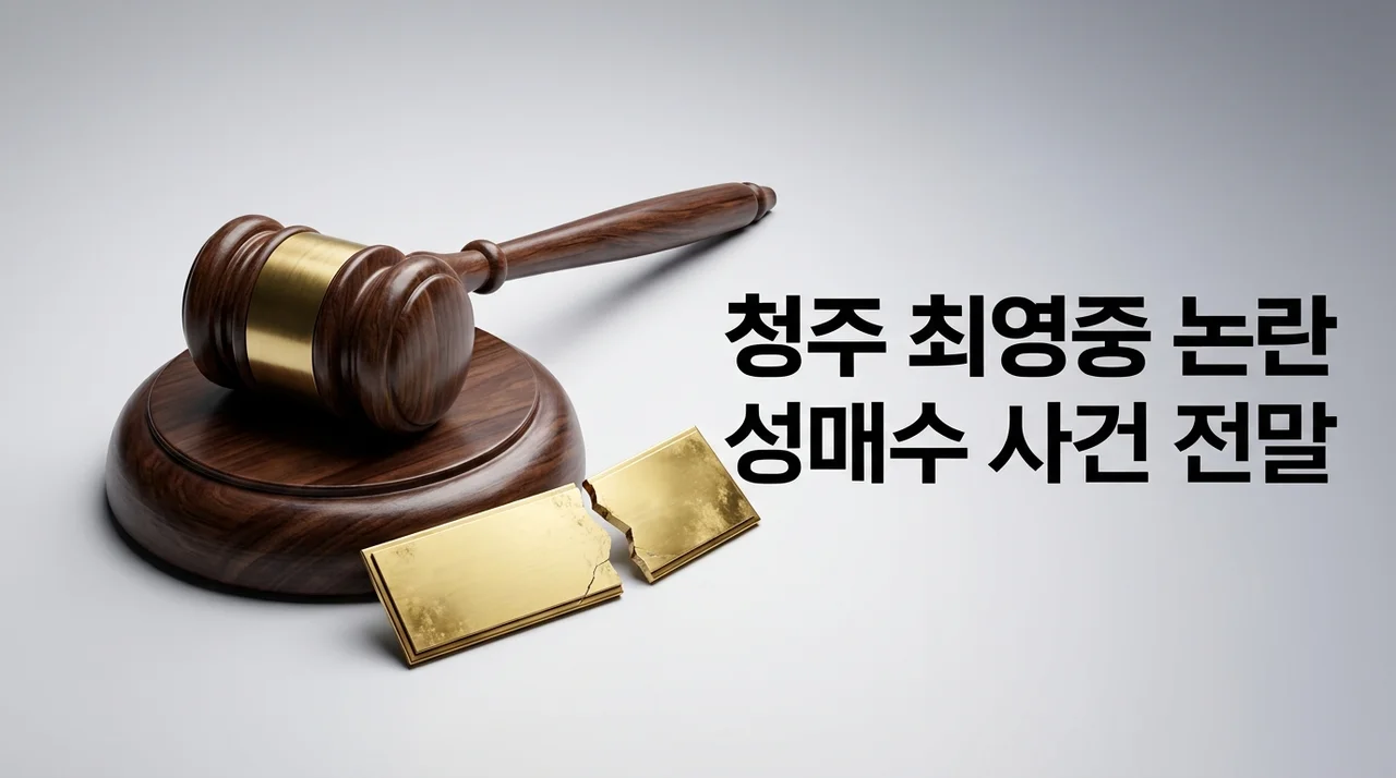청주 시의원 최영중 논란, 미성년자 성매수 사건 전말과 사퇴 이유