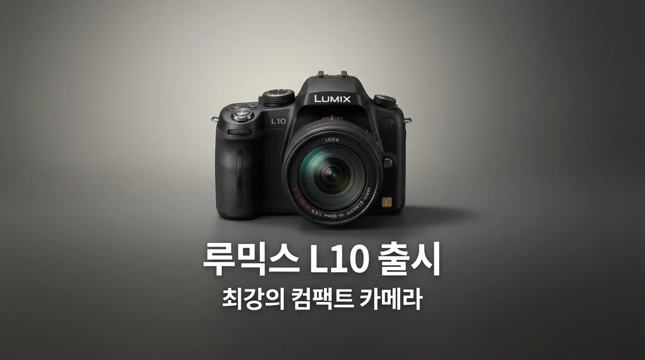루믹스 L10 출시! 파나소닉의 역대급 컴팩트 카메라 스펙 및 가격 총정리