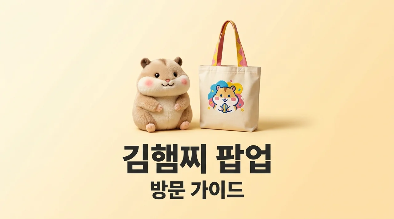김햄찌 팝업스토어 완벽 가이드: 예약 방법, 굿즈 가격, 웨이팅 꿀팁