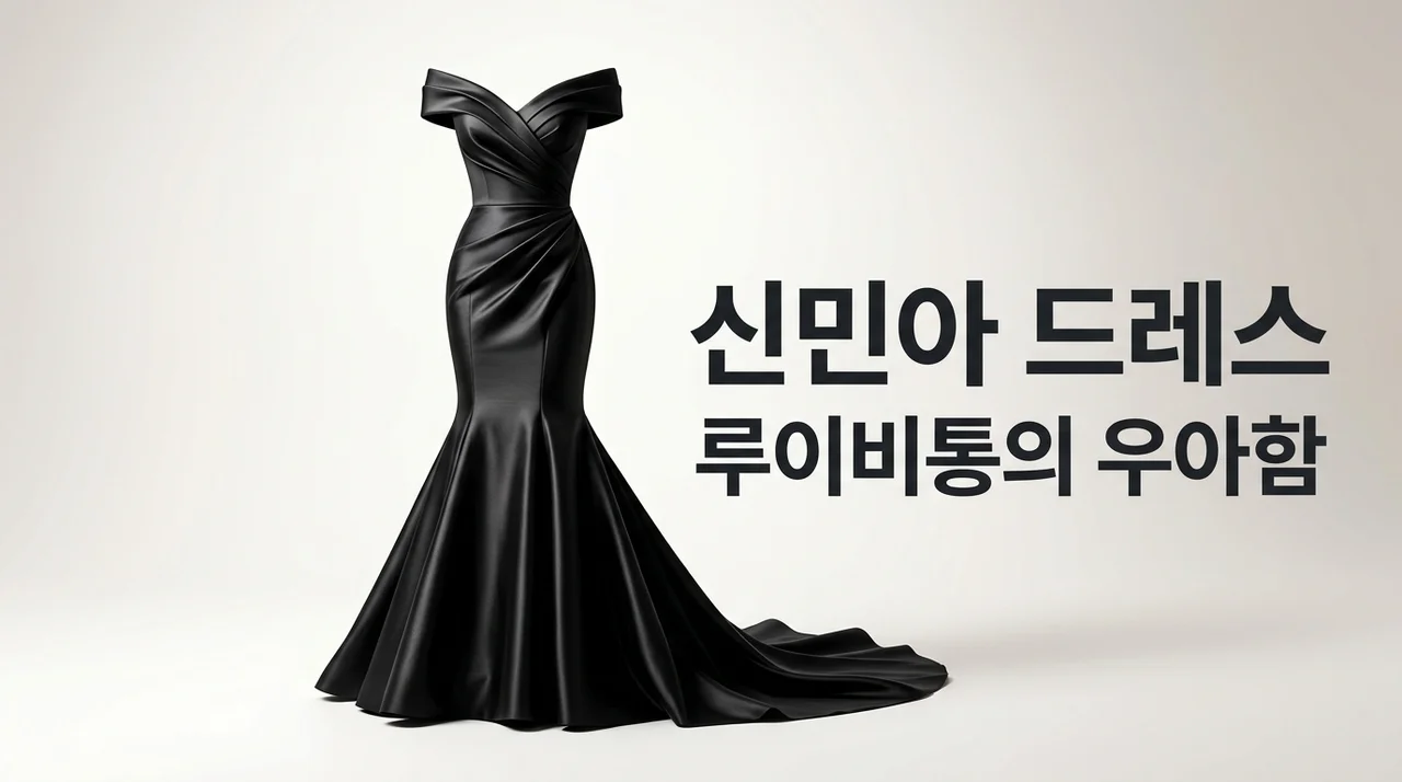 신민아 루이비통 드레스의 우아함: 레드카펫을 압도한 스타일링
