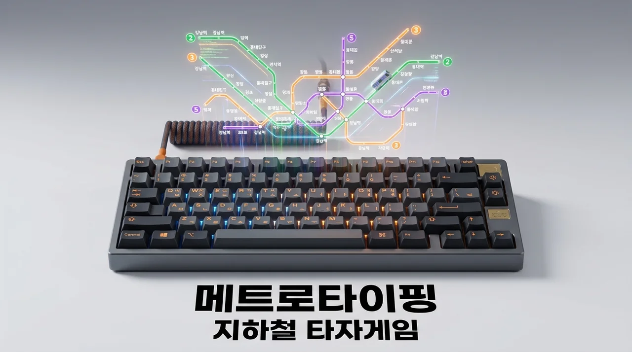 메트로타이핑 지하철 역 이름 타자 게임 링크와 플레이 꿀팁 총정리