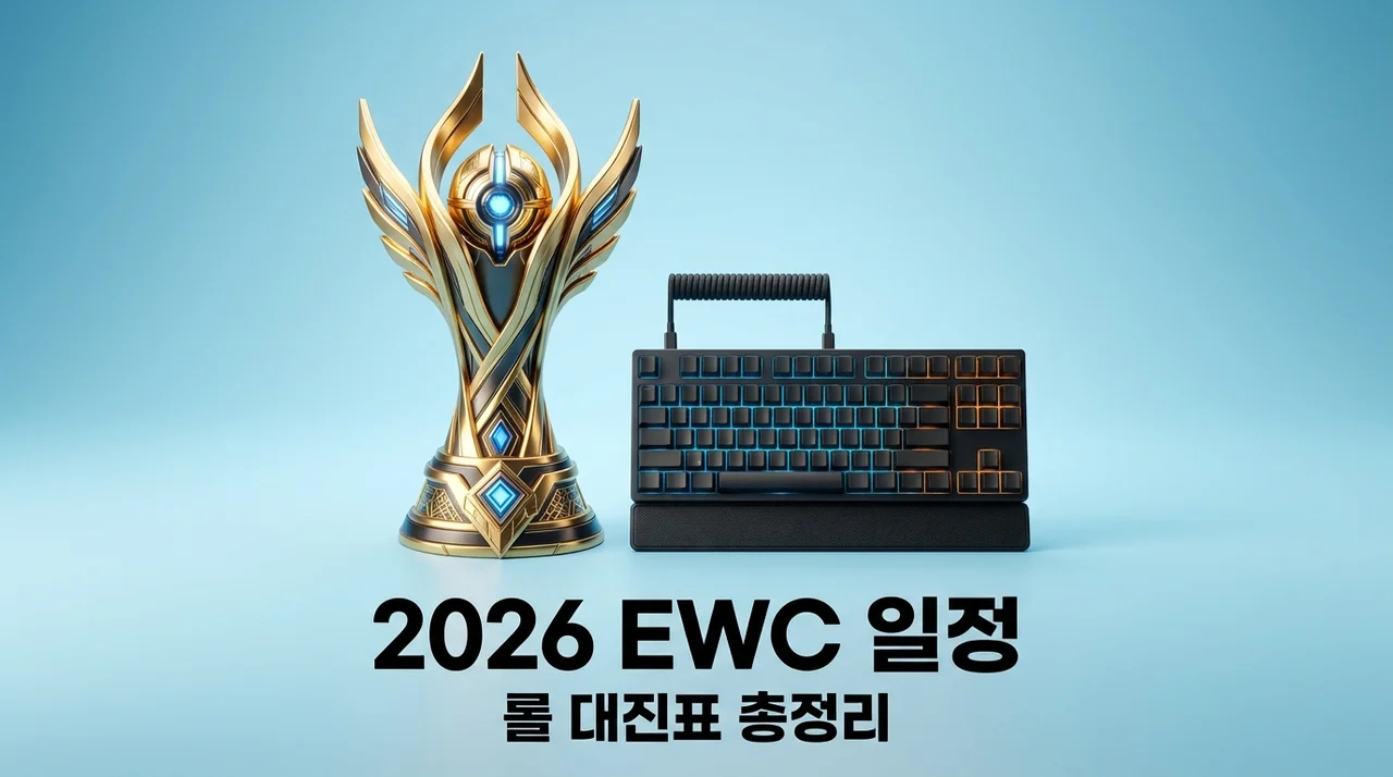 2026 EWC 롤 일정 및 대진표 총정리: T1 젠지 경기 시간 안내