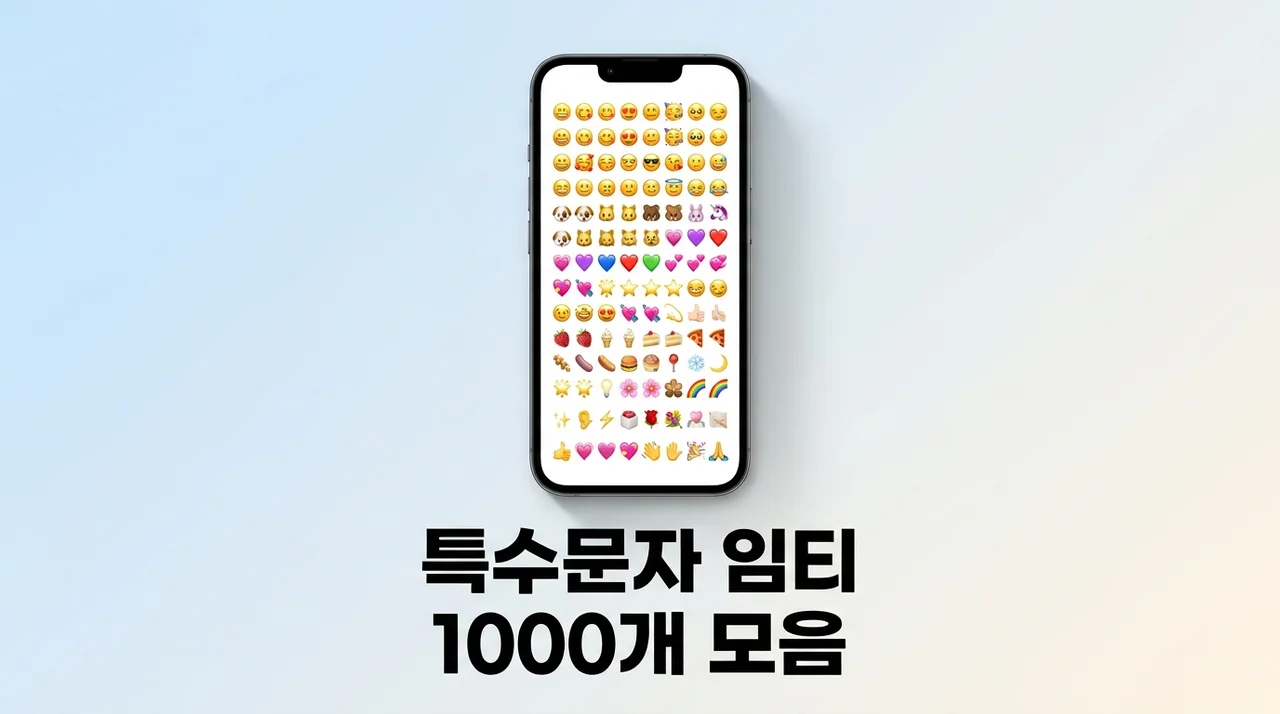 특수문자 임티 모음: 인스타 블로그 꾸미기 필수 1000개 정리