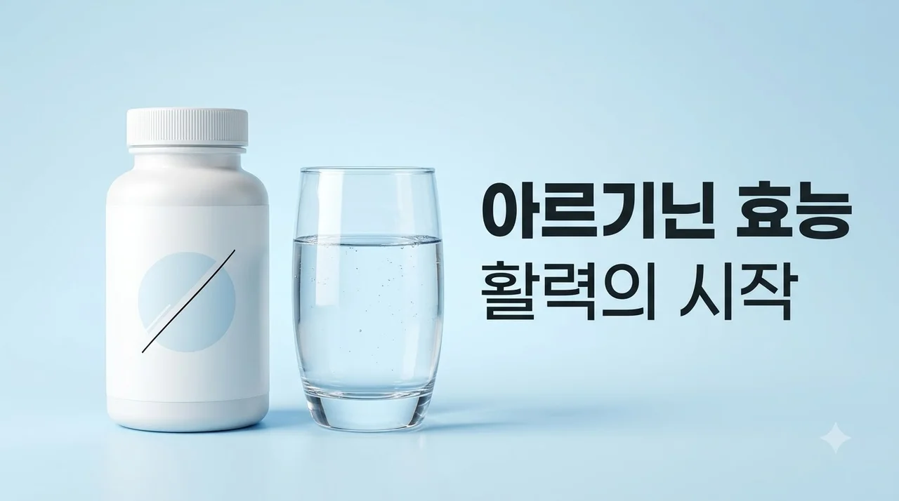 아르기닌 효능 5가지와 부작용 | 남자 여자 활력 영양제 가이드