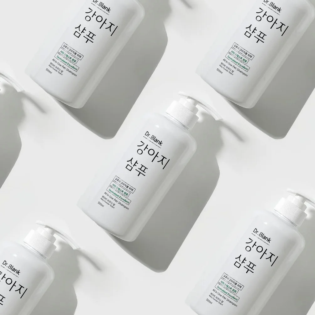 닥터블랭크 저자극 올인원 강아지 샴푸 새끼강아지 보습 목욕 베이비파우더, 500ml, 1개 상세 이미지 4